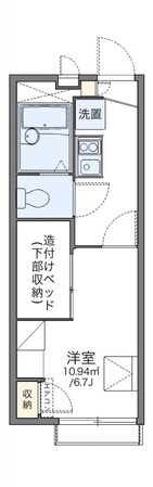 六甲駅 徒歩12分 2階の物件間取画像